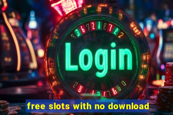 free slots with no download