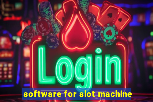 software for slot machine