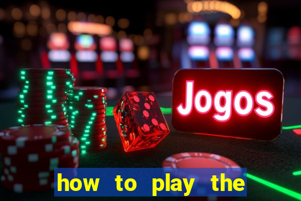 how to play the buffalo slot machine