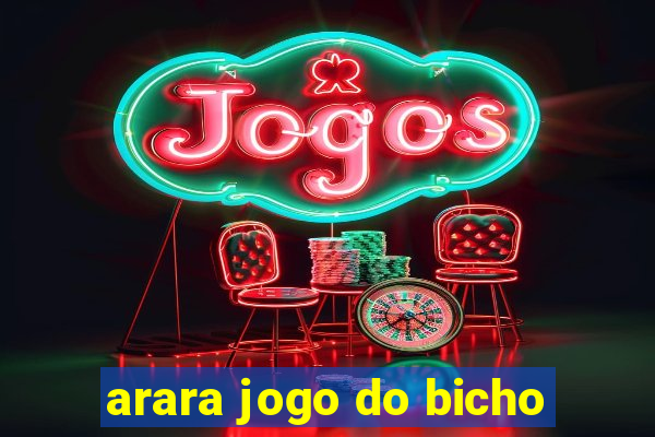 arara jogo do bicho