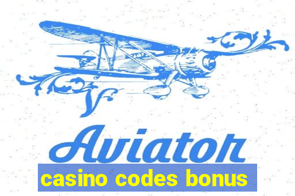 casino codes bonus