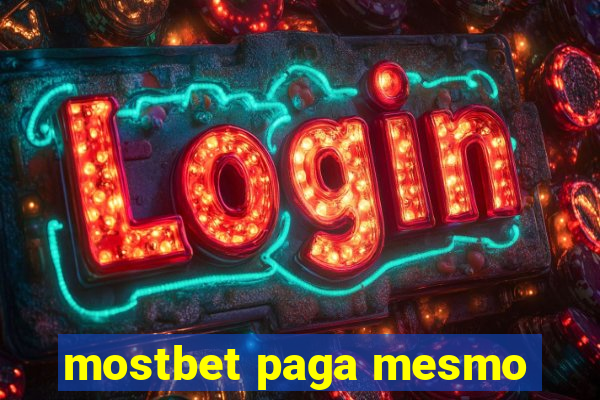 mostbet paga mesmo