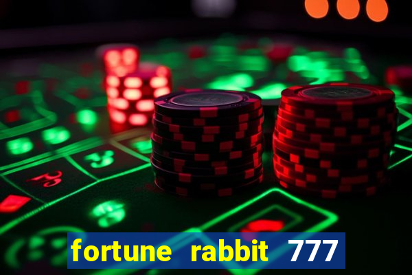 fortune rabbit 777 paga mesmo